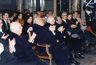 Intervento del Presidente della Repubblica, unitamente con il Presidente tedesco Herzog, alla cerimonia inaugurale della Mostra storico-documentaria "Federico II e l'Italia: percorsi, luoghi, segni e strumenti" nella Chiesa di S. Marco e Palazzo Venezia a Roma