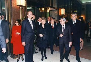 Intervento del Presidente della Repubblica al concerto per il Natale e la Pace dell'Orchestra dell'Accademia Nazionale di Santa Cecilia nell'Auditorio di Via della Conciliazione (Roma)