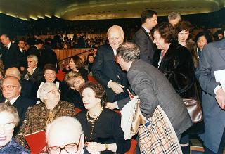 Intervento del Presidente della Repubblica al concerto per il Natale e la Pace dell'Orchestra dell'Accademia Nazionale di Santa Cecilia nell'Auditorio di Via della Conciliazione (Roma)