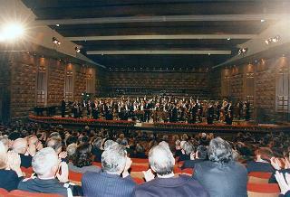 Intervento del Presidente della Repubblica al concerto per il Natale e la Pace dell'Orchestra dell'Accademia Nazionale di Santa Cecilia nell'Auditorio di Via della Conciliazione (Roma)