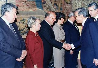 Colazione in onore del Segretario Generale dell'ONU e della signora Boutros-Ghali - Belvedere al Torrino -