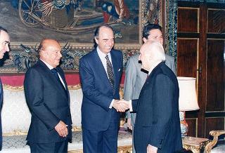 Componenti della Presidenza d'onore del Comitato per la promozione della candidatura "Roma 2004" per i Giochi della XXVIII Olimpiade
