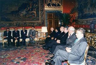 Componenti della Presidenza d'onore del Comitato per la promozione della candidatura "Roma 2004" per i Giochi della XXVIII Olimpiade