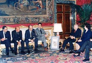Componenti della Presidenza d'onore del Comitato per la promozione della candidatura "Roma 2004" per i Giochi della XXVIII Olimpiade