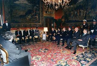 Componenti della Presidenza d'onore del Comitato per la promozione della candidatura "Roma 2004" per i Giochi della XXVIII Olimpiade