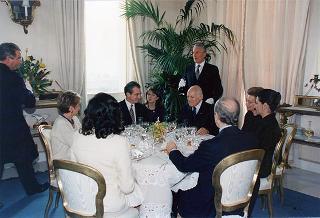 Incontro e successiva colazione in onore del Presidente degli Stati Uniti Messicani e della Signora Zedillo Ponce de Leon
