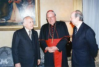 Intervento del Presidente della Repubblica al ricevimento offerto per il 67° anniversario dei Patti Lateranensi ed il 12° anniversario dell'Accordo di Revisione del Concordato nell'Ambasciata d'Italia presso la Santa Sede a Roma