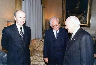 Intervento del Presidente della Repubblica al ricevimento offerto per il 67° anniversario dei Patti Lateranensi ed il 12° anniversario dell'Accordo di Revisione del Concordato nell'Ambasciata d'Italia presso la Santa Sede a Roma