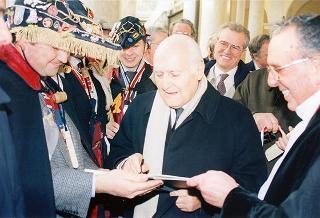 Visita del Presidente della Repubblica alla città di Genova in occasione dell'inaugurazione dell'anno accademico 1995-1996 dell'Università degli studi e alla commemorazione del prof. Lucifredi. Successsivo intervento all'inaugurazione della Mostra e per le celebrazioni del centenario della nascita di Eugenio Montale