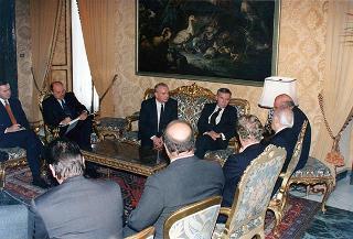 Incontro del Presidente della Repubblica Oscar Luigi Scalfaro con Gyula Horn, Primo Ministro di Ungheria
