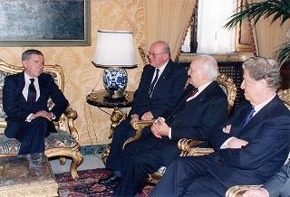 Incontro del Presidente della Repubblica Oscar Luigi Scalfaro con Gyula Horn, Primo Ministro di Ungheria