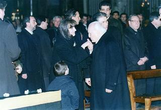 Intervento del Presidente della Repubblica ai funerali di Andrea Barbato nella Chiesa di S. Ignazio a Roma