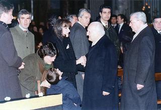 Intervento del Presidente della Repubblica ai funerali di Andrea Barbato nella Chiesa di S. Ignazio a Roma