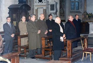 Intervento del Presidente della Repubblica alla celebrazione della S. Messa per il 40° anniversario della scomparsa del ministro Vanoni nella Chiesa di S. Maria del Popolo a Roma