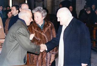 Intervento del Presidente della Repubblica alla celebrazione della S. Messa per il 40° anniversario della scomparsa del ministro Vanoni nella Chiesa di S. Maria del Popolo a Roma