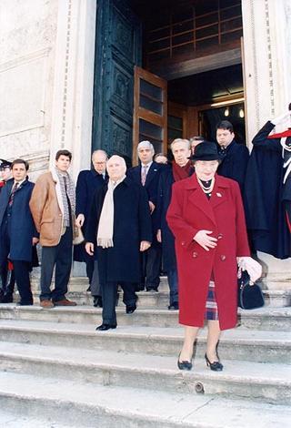 Intervento del Presidente della Repubblica alla celebrazione della S. Messa per il 40° anniversario della scomparsa del ministro Vanoni nella Chiesa di S. Maria del Popolo a Roma