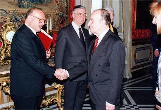 Incontro con il Presidente della Repubblica di Bosnia-Erzegovina. Signor Alija Izetbegovic.