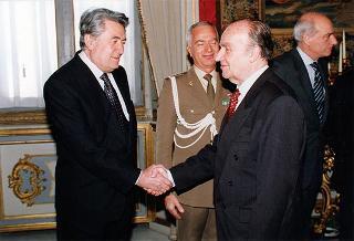 Incontro con il Presidente della Repubblica di Bosnia-Erzegovina. Signor Alija Izetbegovic.