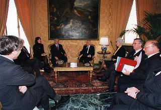 Il Presidente della Repubblica Scalfaro incontra Slobodan Milosevic, Presidente della Repubblica di Serbia