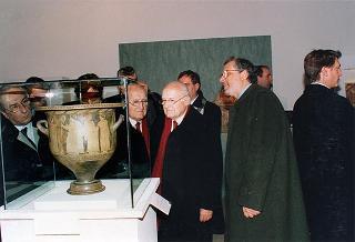 Intervento del Presidente della Repubblica alla cerimonia inaugurale della Mostra "Ulisse, il mito e la memoria" al Palazzo delle Esposizioni a Roma