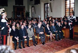 Visita del Presidente della Repubblica nella città di Prato in occasione della cerimonia di consegna della Medaglia d'argento al Valor Militare per attività partigiana al Gonfalone della città