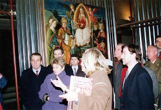 Visita del Presidente della Repubblica nella città di Prato in occasione della cerimonia di consegna della Medaglia d'argento al Valor Militare per attività partigiana al Gonfalone della città
