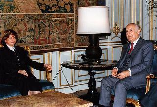 Incontro del Presidente della Repubblica Oscar Luigi Scalfaro con la Signora Tansu Ciller, Primo Ministro della Repubblica di Turchia