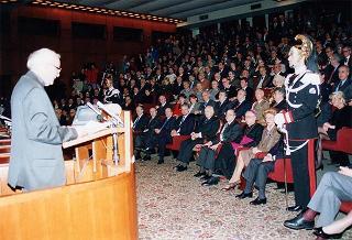 Intervento del Presidente della Repubblica alla commemorazione di don Carlo Gnocchi, nel 40° anniversario della morte