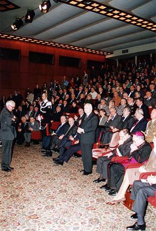 Intervento del Presidente della Repubblica alla commemorazione di don Carlo Gnocchi, nel 40° anniversario della morte