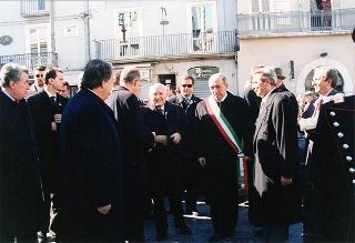 Visita del Presidente della Repubblica Oscar Luigi Scalfaro alla città di Benevento