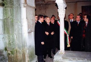 Visita del Presidente della Repubblica Oscar Luigi Scalfaro alla città di Benevento