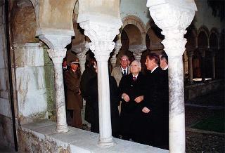 Visita del Presidente della Repubblica Oscar Luigi Scalfaro alla città di Benevento