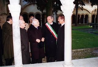 Visita del Presidente della Repubblica Oscar Luigi Scalfaro alla città di Benevento