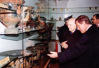Visita del Presidente della Repubblica Oscar Luigi Scalfaro alla città di Benevento