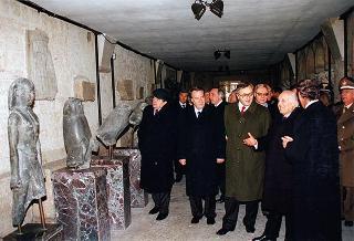 Visita del Presidente della Repubblica Oscar Luigi Scalfaro alla città di Benevento