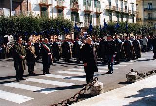 Visita del Presidente della Repubblica Oscar Luigi Scalfaro alla città di Benevento