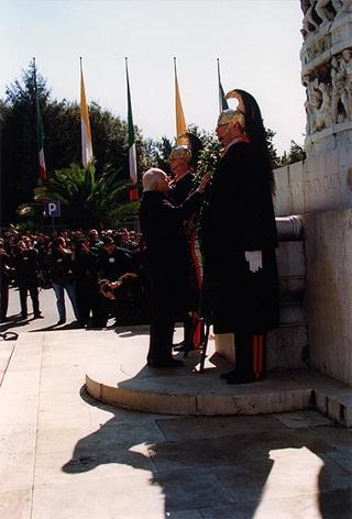 Visita del Presidente della Repubblica Oscar Luigi Scalfaro alla città di Benevento