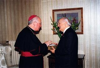 Visita del Presidente della Repubblica Oscar Luigi Scalfaro alla città di Benevento