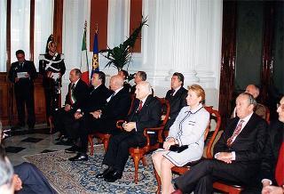 Visita del Presidente della Repubblica Oscar Luigi Scalfaro alla città di Benevento