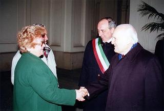Visita del Presidente della Repubblica Oscar Luigi Scalfaro alla città di Benevento