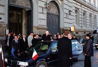 Visita del Presidente della Repubblica Oscar Luigi Scalfaro alla città di Benevento
