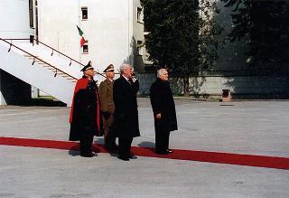 Visita del Presidente della Repubblica Oscar Luigi Scalfaro alla città di Benevento