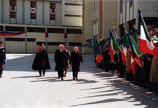 Visita del Presidente della Repubblica Oscar Luigi Scalfaro alla città di Benevento
