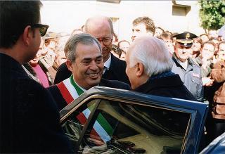 Visita del Presidente della Repubblica Oscar Luigi Scalfaro alla città di Benevento