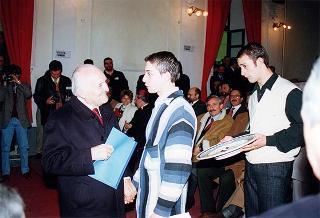 Visita del Presidente della Repubblica Oscar Luigi Scalfaro alla città di Benevento