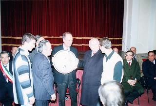 Visita del Presidente della Repubblica Oscar Luigi Scalfaro alla città di Benevento