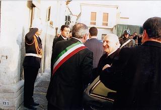 Visita del Presidente della Repubblica Oscar Luigi Scalfaro alla città di Benevento