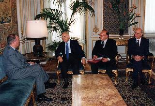 Incontro con l'ambasciatore d'Israele in Italia Yeuda Millo e successiva dichiarazione alla stampa