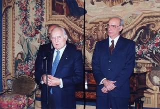 Incontro con l'ambasciatore d'Israele in Italia Yeuda Millo e successiva dichiarazione alla stampa