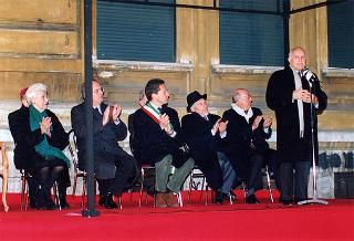 Intervento del Presidente della Repubblica alla Sinagoga, in occasione della manifestazione di solidarietà per le vittime del terrorismo in Israele